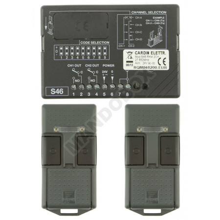 Kit Receptor/Mandos CARDIN S46 MINI 27.195 MHz
